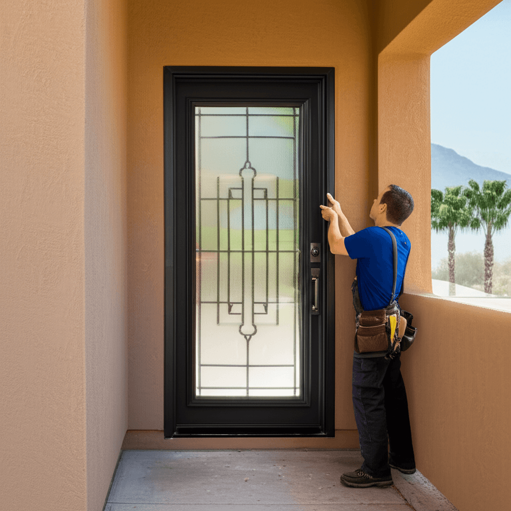 Goodyear door installation - professional installation by Arizona's Window Company