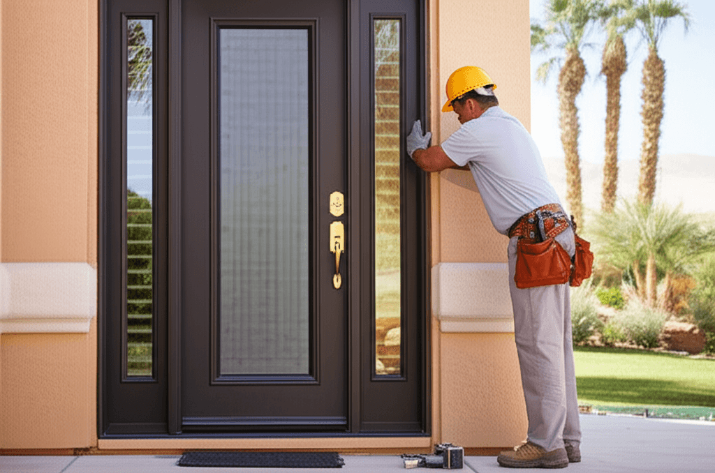Scottsdale door installation - professional installation by Arizona's Window Company