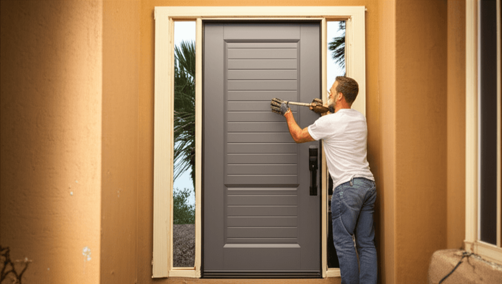 Surprise door installation - professional installation by Arizona's Window Company