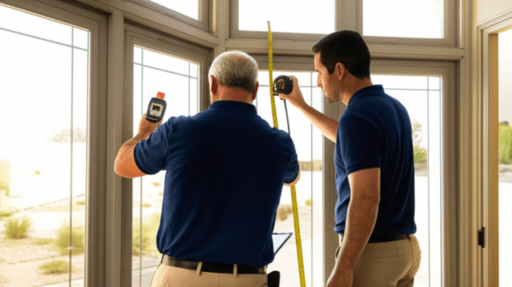 Our installation team at work